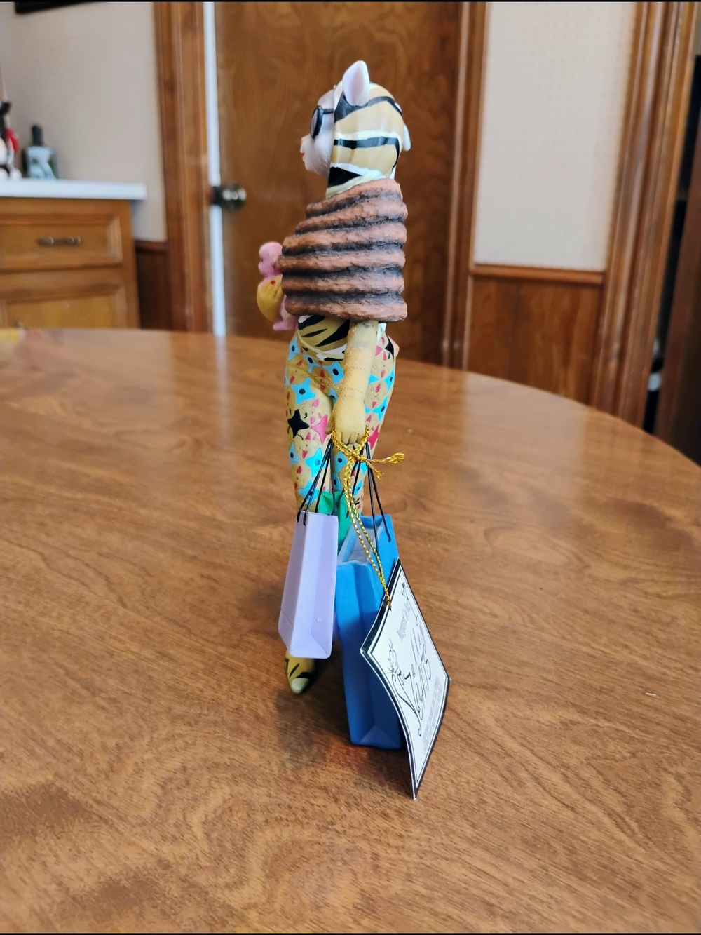 Margaret Le Van "Kitty-O" Handcrafted Ceramic Cat Figurine By Artisan Flair Inc - Picture 4 of 11